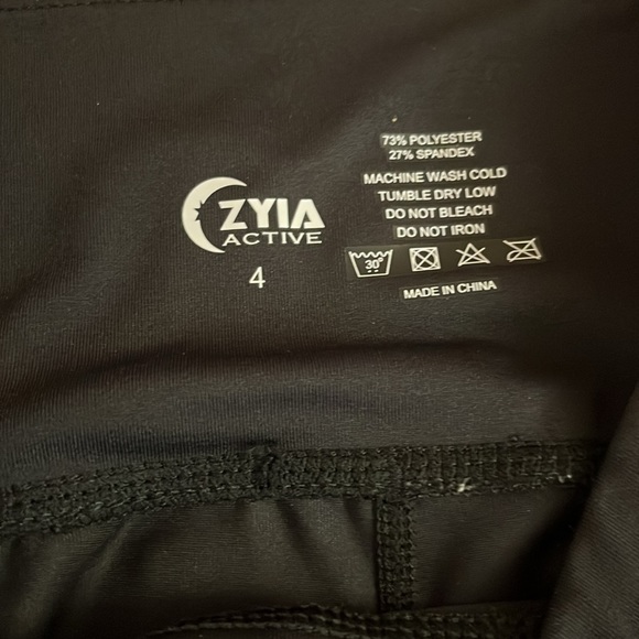 Zyia moto leggings size 4 - Picture 2 of 2